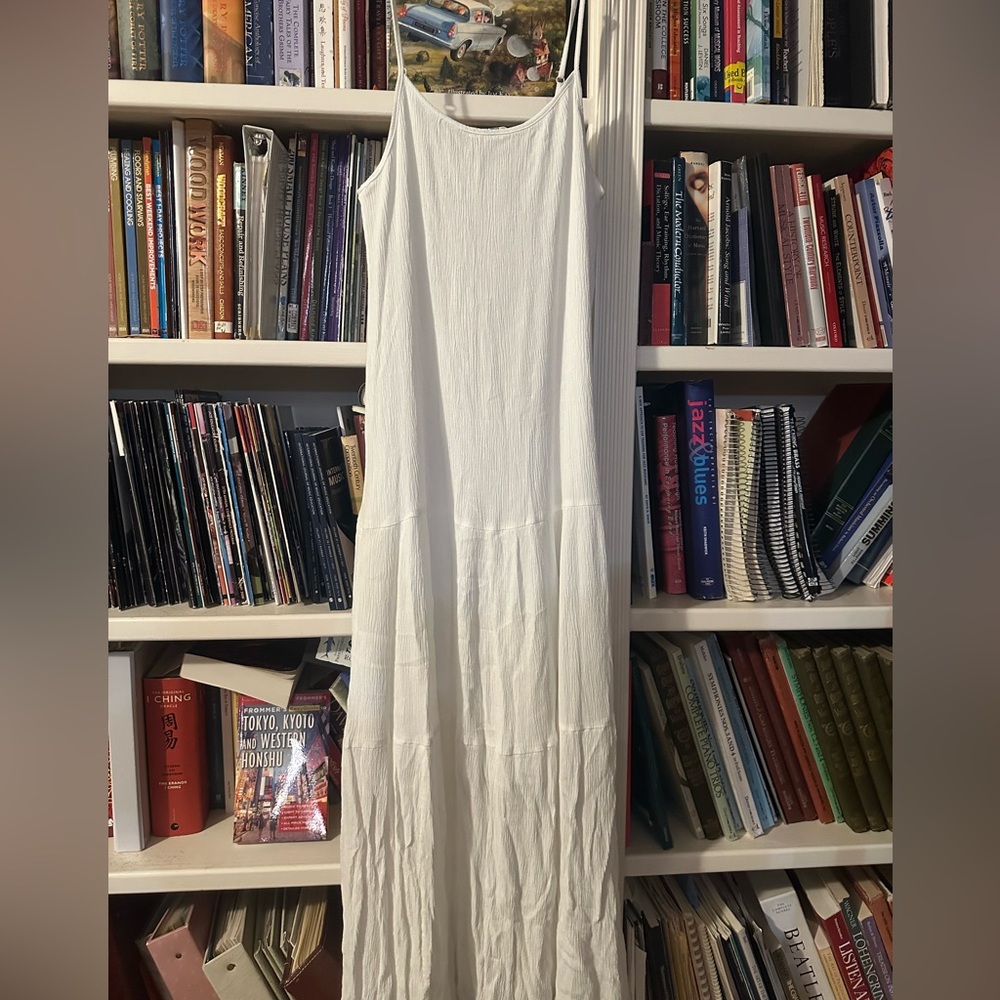 BB Dakota white gauze dress